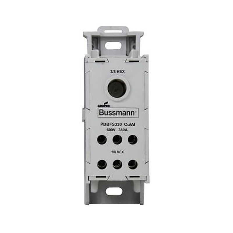 Eaton Distribution Block, 600V ac/dc, 380A, Grey