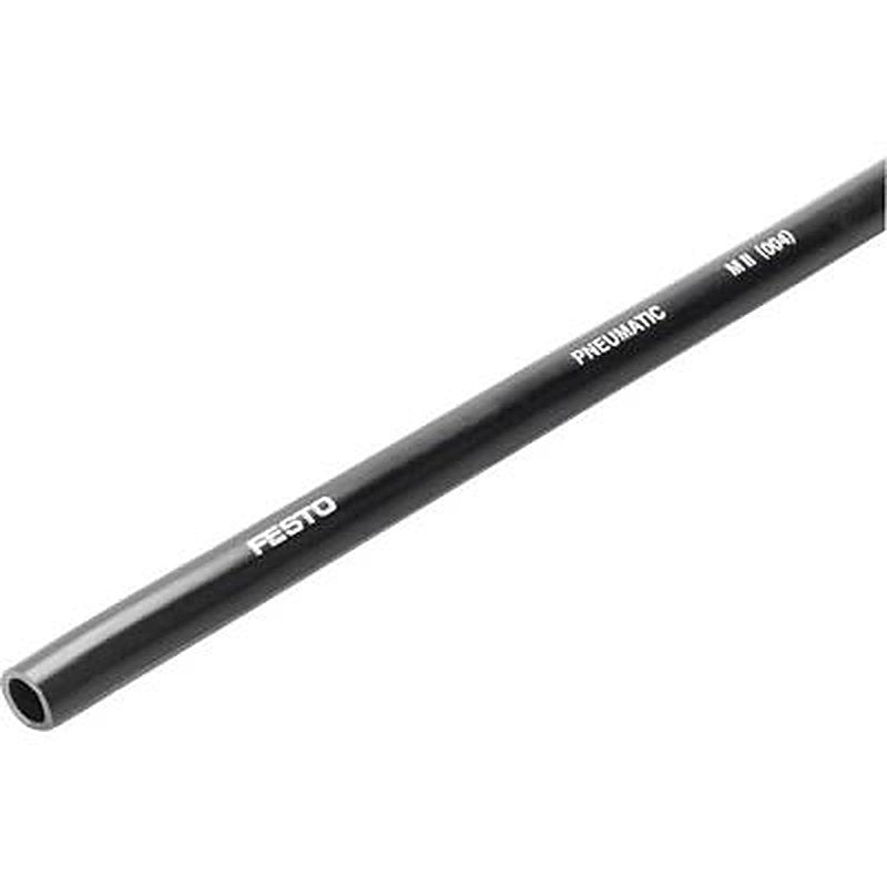 Festo Polyethylene, Flexible Tubing, 2.7 mm ID, 4 mm OD, Black