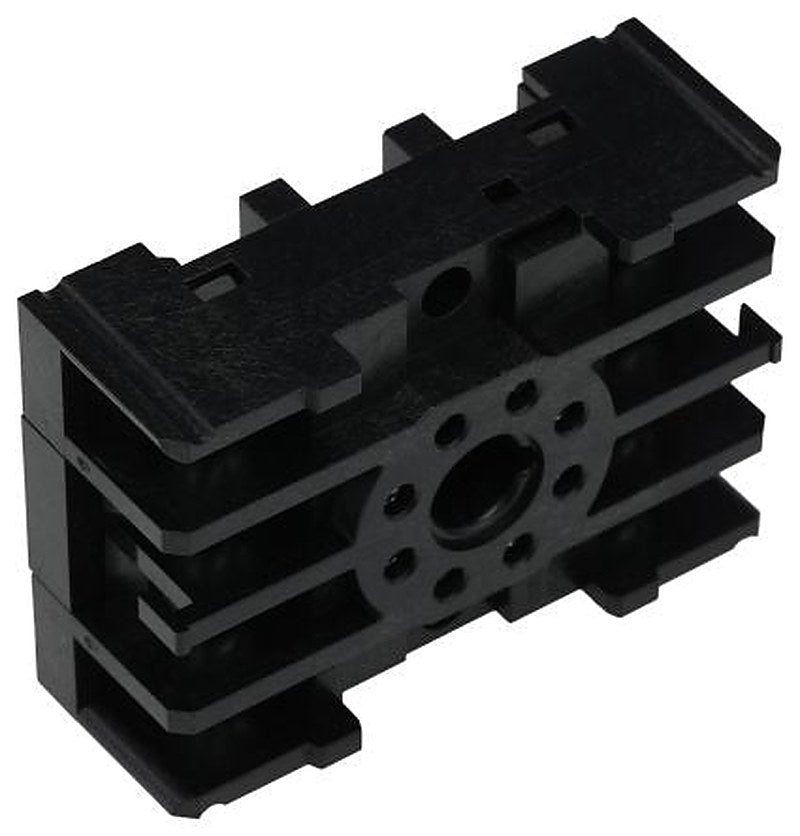 Omron G4Q 2 Way 250V ac DIN Rail Relay Socket, for use with H3CR Solid State Timer