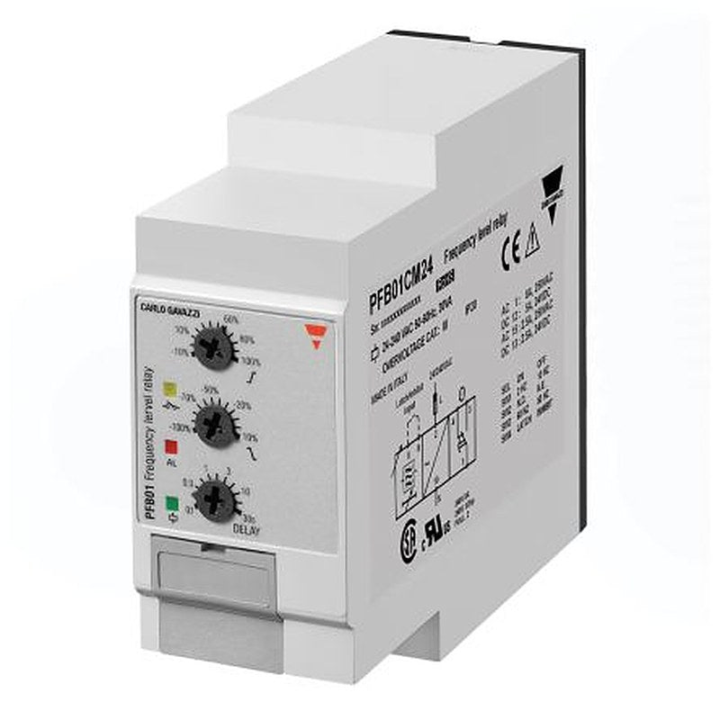 Carlo Gavazzi Monitoring Relay, 24/240 V ac Monitor Range, SPDT, DIN Rail, 24V ac, 240 V ac
