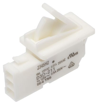 Omron Door Micro Switch Lever, SPDT 500 mA IP40, 60 °C, -30 °C