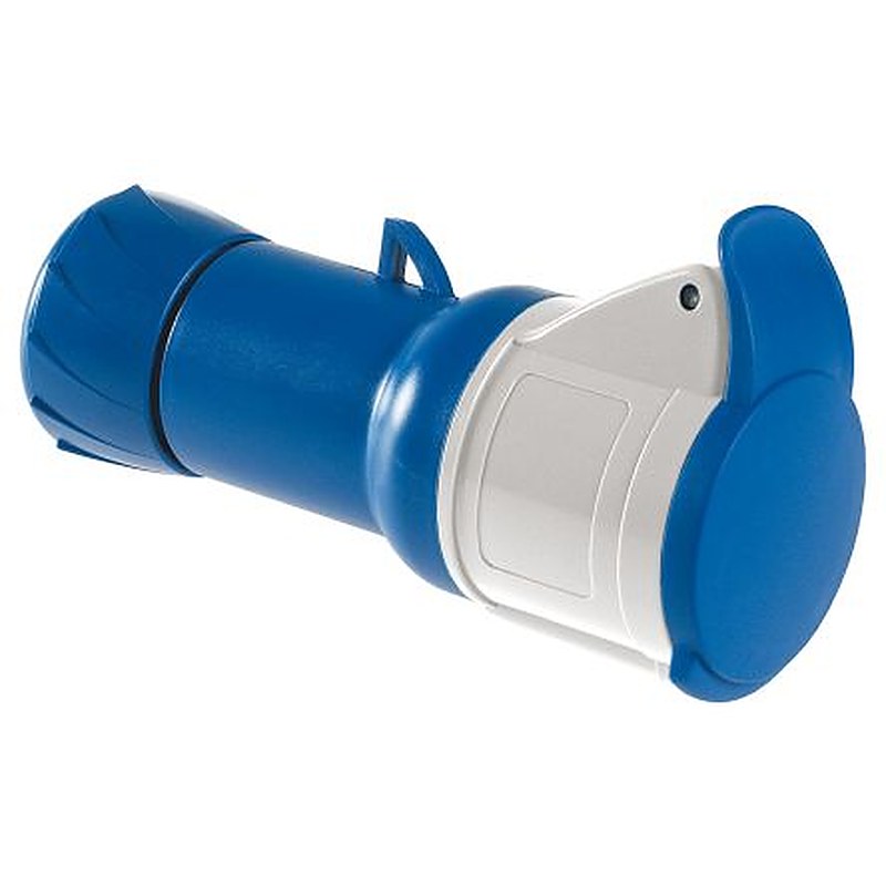 Schneider Electric, Mureva IP44 Grey Wander Socket, 2P+PE, Rated At 32A, 250V