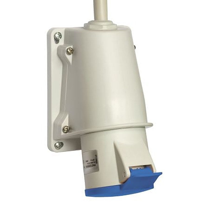 Schneider Electric, Mureva IP44 White Wall Mount Mount 2P+PE Horizontal Socket, 32A, 200V, 250 V