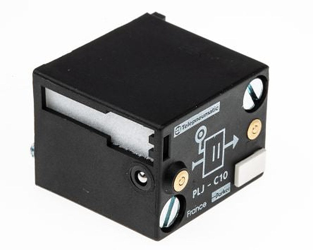 Parker PLJ series 8 bar Pneumatic Logic Controller with Memory Relay, Threshold, Inhibit, Input, NOT, Amplifier Relay,