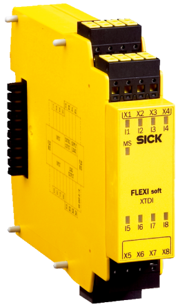 SICK Flexi Soft Series Safety Controller, 8 Inputs, 8 Outputs, 24V dc