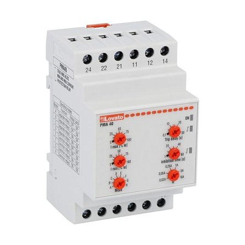 Lovato Monitoring Relay, 1 Phase, SPDT, DIN Rail, 1mA to 16A, 0 V dc, 0V ac