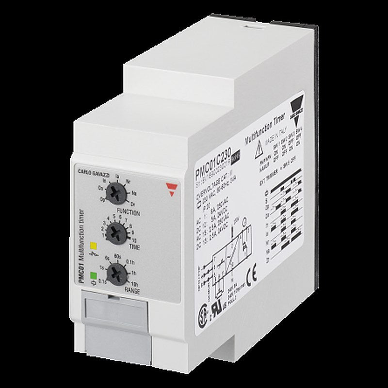 Carlo Gavazzi PMC01 Series Plug-in Timer, 2-Contact 230V ac, SPDT Switch Configuration