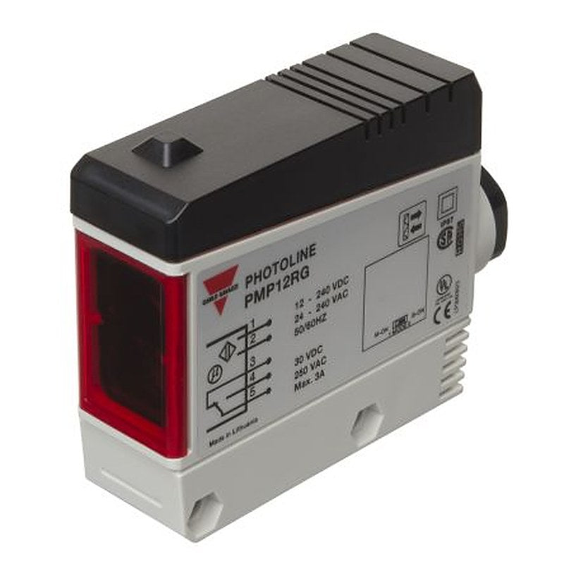 Carlo Gavazzi Polarised Retroreflective Photoelectric Sensor, Rectangular Sensor