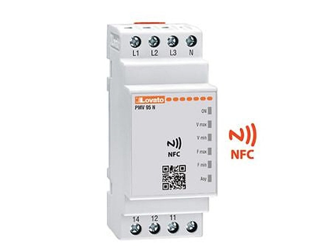 Lovato Monitoring Relay, 3 Phase, 380/575 V ac Monitor Range, SPDT, DIN Rail