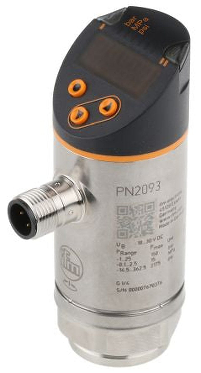 ifm electronic PN Series Pressure Sensor, PNP NO/NC, Analogue Output -1 bar, Relative Reading 25 bar