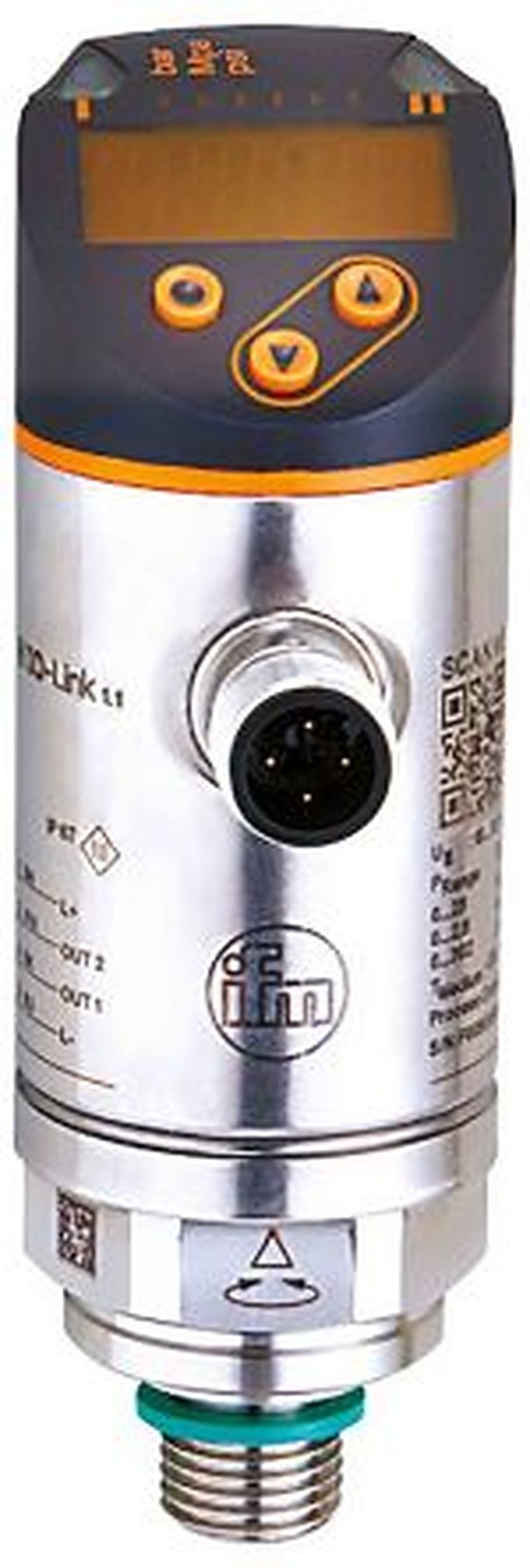ifm electronic PN Series Pressure Sensor, PNP NO/NC, Analogue Output -50 mbar, Relative Reading 50 mbar