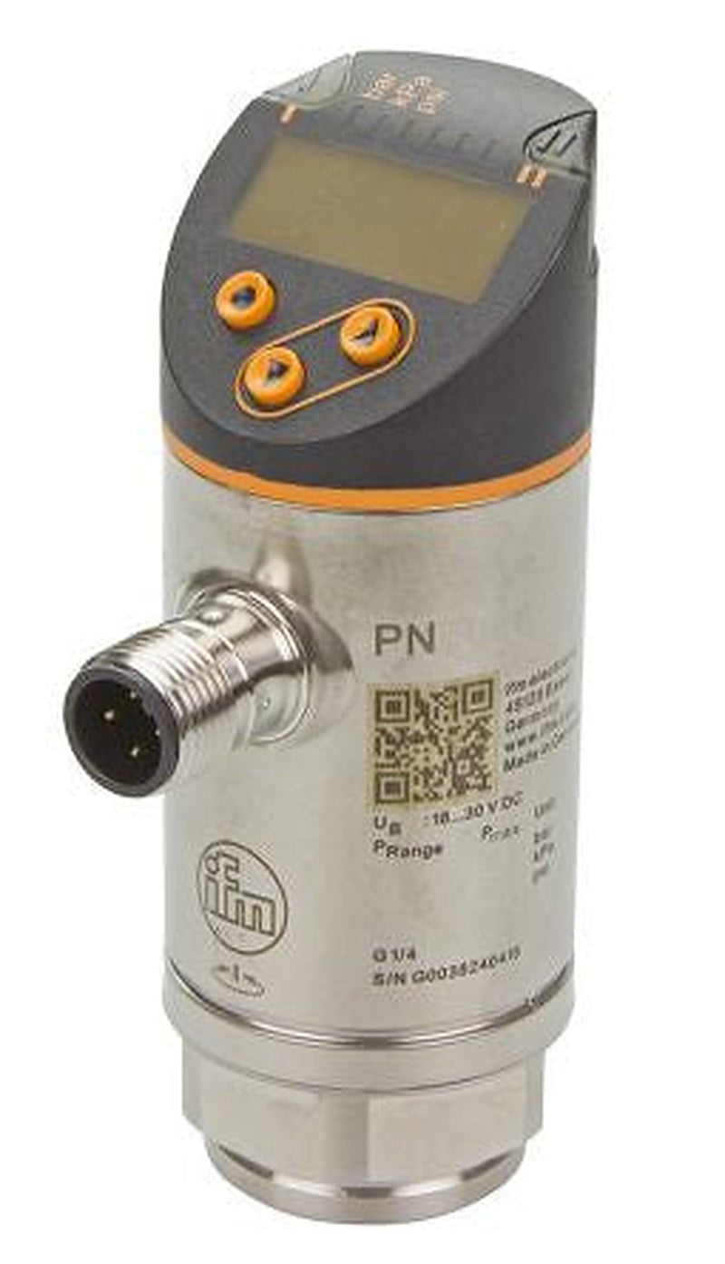 ifm electronic PN Series Pressure Sensor, PNP NO/NC, Analogue Output -1 bar, Relative Reading 0 bar
