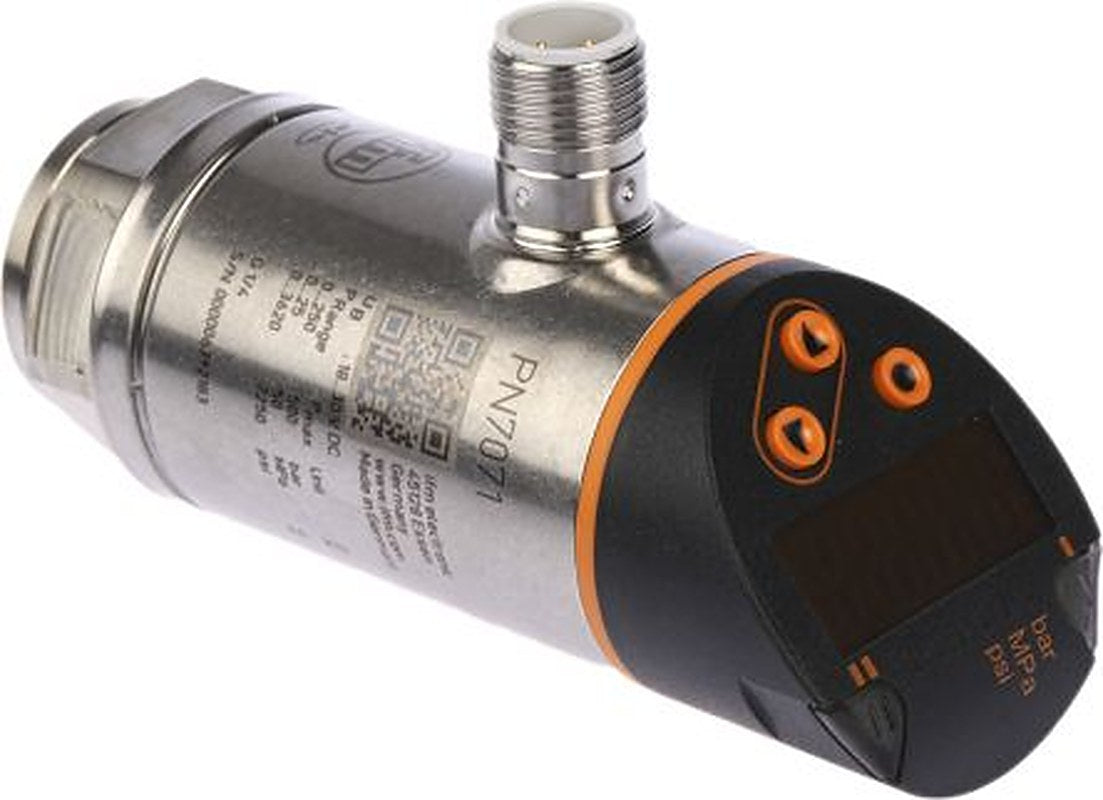 ifm electronic PN Series Pressure Sensor 0 bar, Relative Reading 250 bar