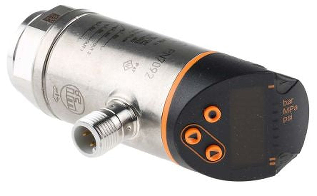 ifm electronic PN Series Pressure Sensor 0 bar, Relative Reading 100 bar