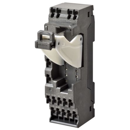Omron G7SA 14 Way 24V dc DIN Rail Relay Socket, for use with G7SA Series