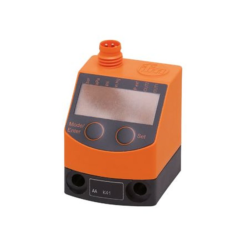 ifm electronic PT Series Pressure Sensor, Digital Output -1 bar 10 bar, Relative Reading