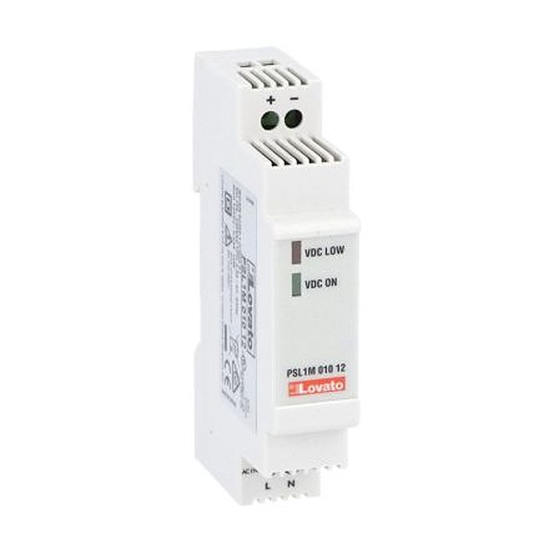 Lovato PSL DIN Rail DIN Rail Power Supply 264V ac AC Input 12V dc, 830 mA Output DC 10 W