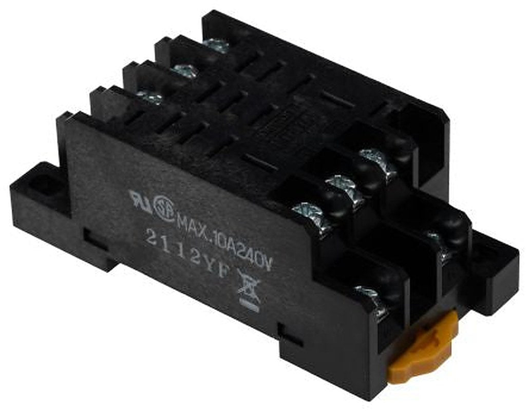 Omron 11 Way 250V ac DIN Rail Relay Socket, for use with LY Series Relay