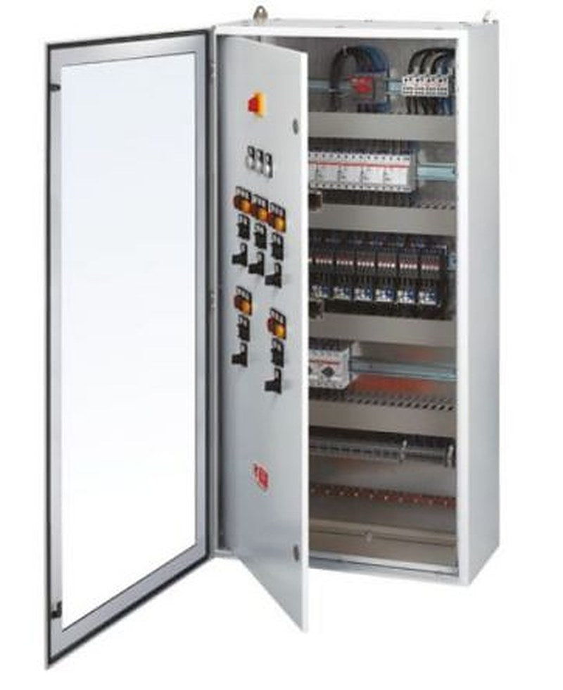 ABB SR/SRN Series Steel Black RAL 7035 Single Door, 800 mm H, 1m W, 1 m L for Use with Enclosure