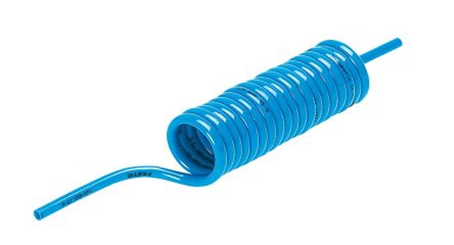 Festo, Polyurethane Blue 2 m Recoil Hose, 60 °C