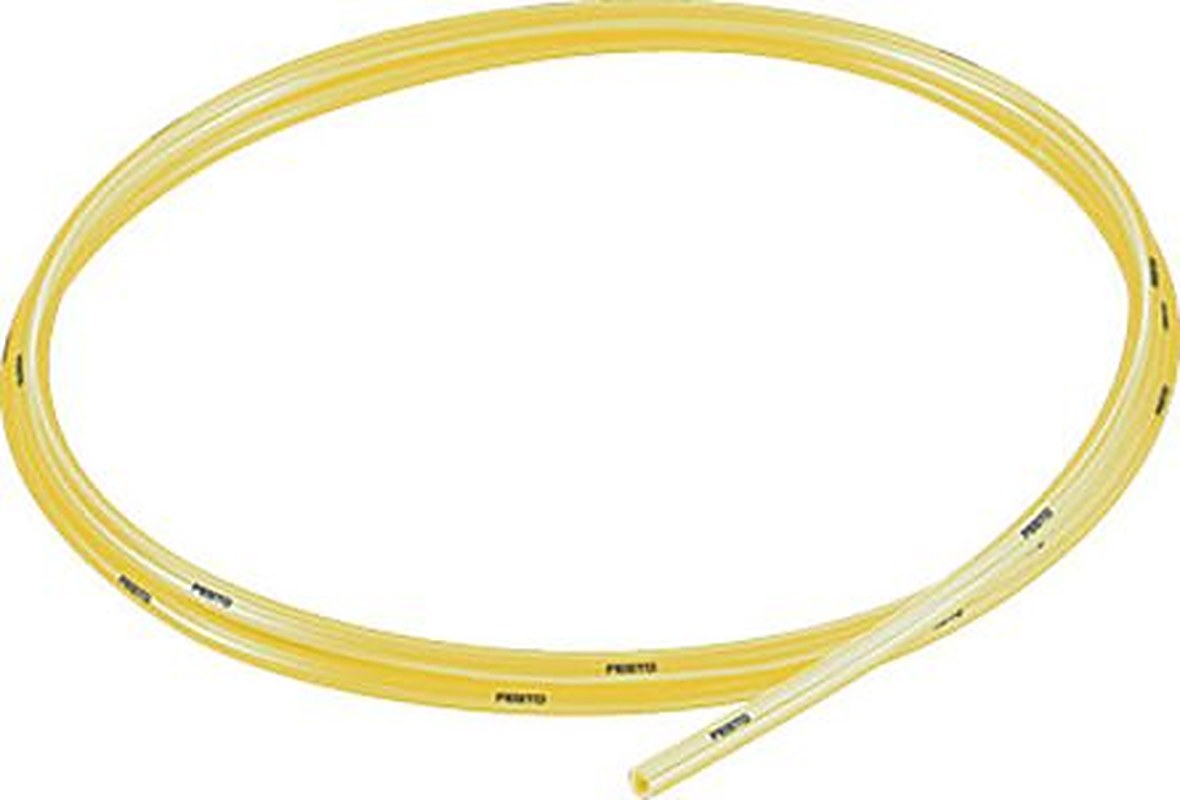 Festo Compressed Air Pipe Yellow Polyurethane 4 mm 50 m PUN-H-T Series, 8048679