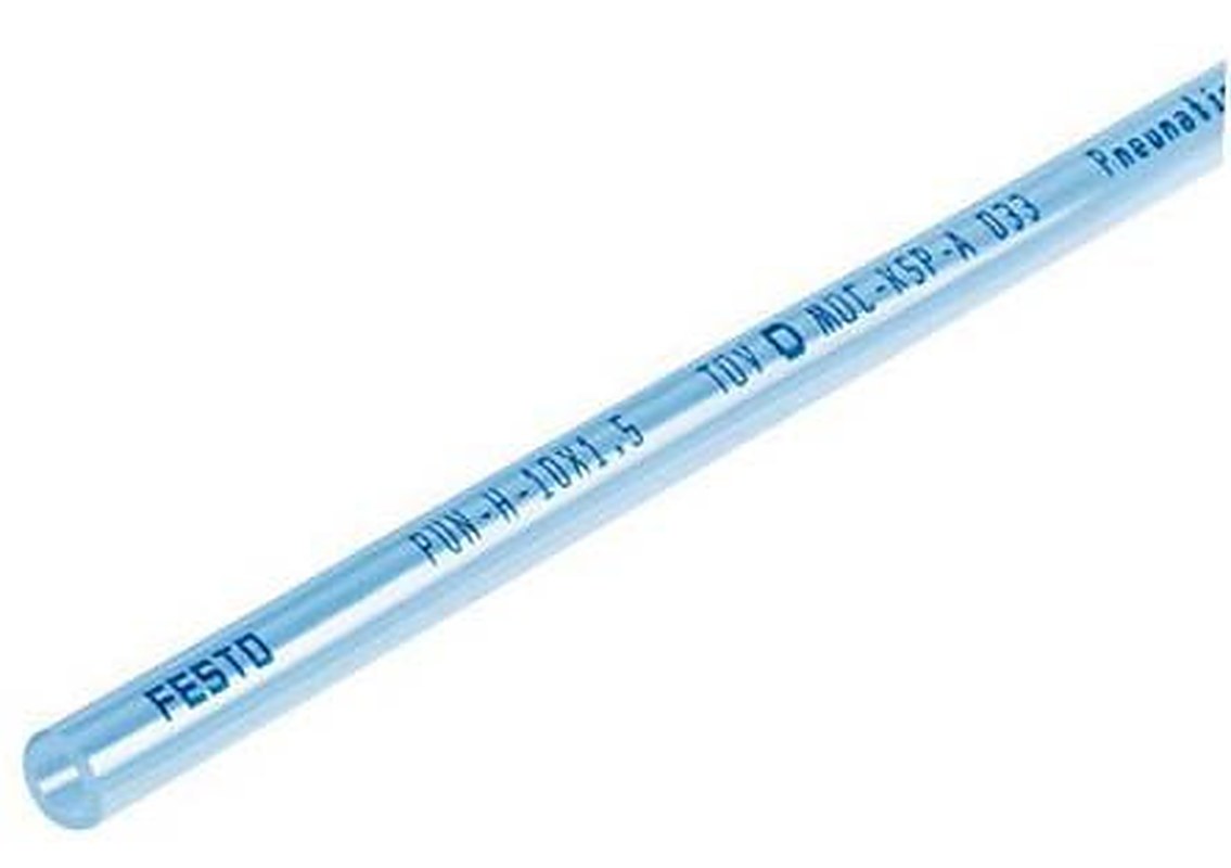 Festo Compressed Air Pipe Blue Polyurethane 6 mm 50 m PUN-H-T Series, 8048681