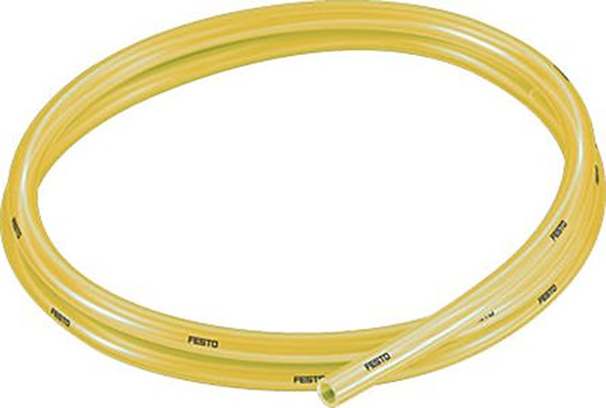 Festo Compressed Air Pipe Yellow Polyurethane 8 mm 50 m PUN-H-T Series, 8048699
