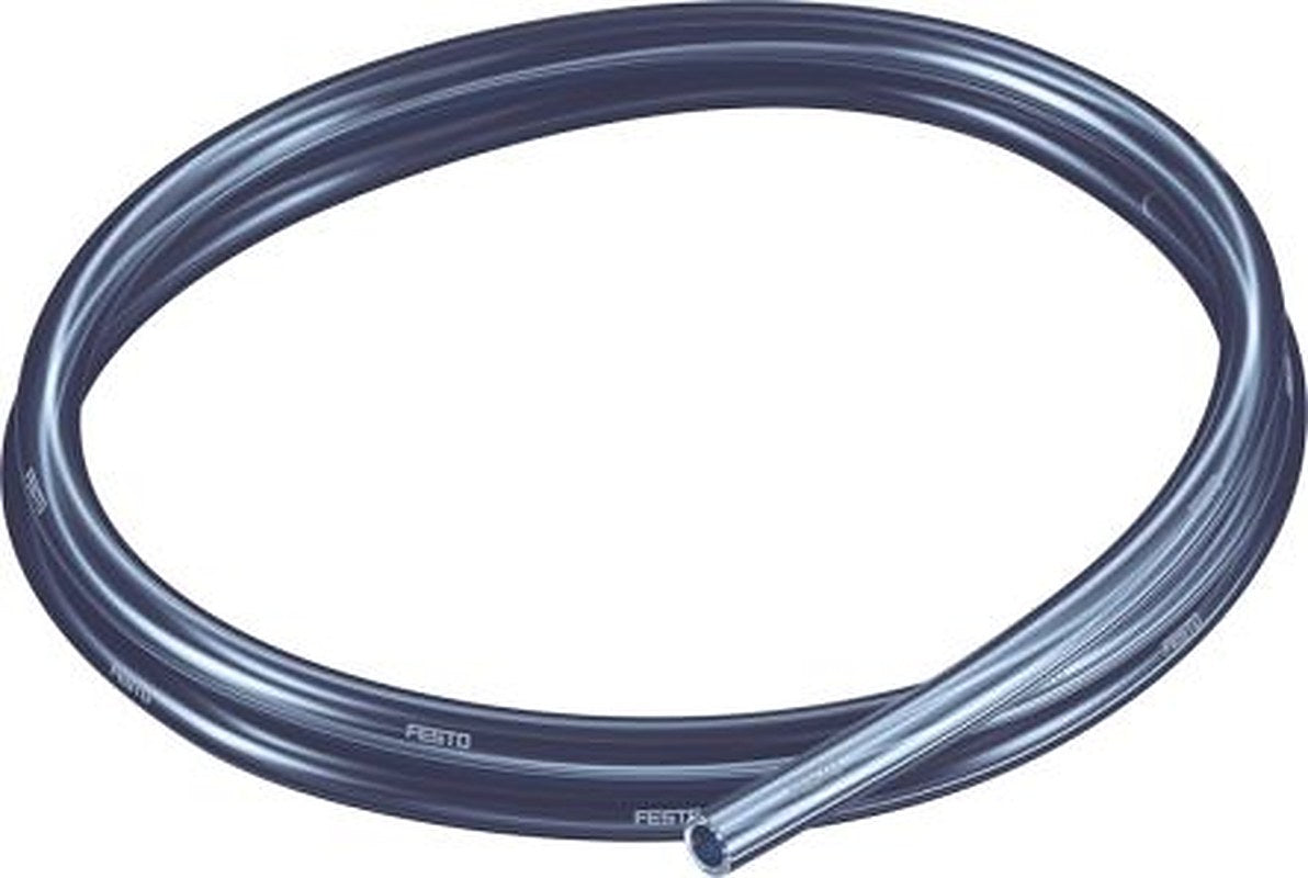 Festo Compressed Air Pipe Black Polyurethane 8 mm 50 m PUN-H-T Series, 8048693