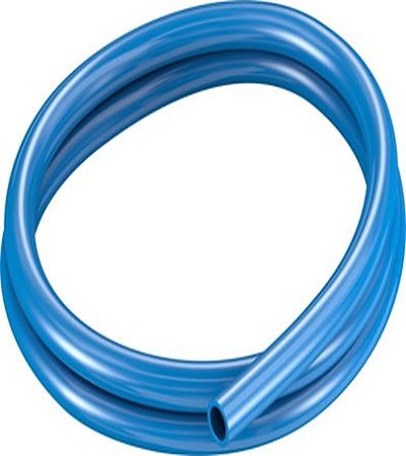 Festo Blue Thermoplastic Elastomer Round Plastic Tube x 9.8 mm OD x 14 mm ID x 4.2 mm