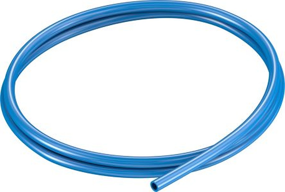 Festo Blue Thermoplastic Elastomer Round Plastic Tube x 6 mm OD x 4 mm ID x 2 mm