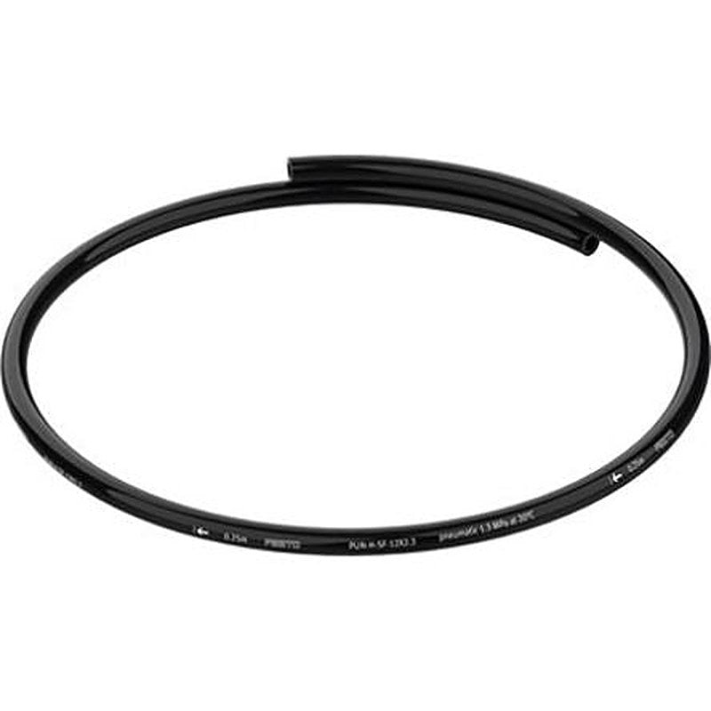 Festo Thermoplastic Elastomer, Hose Pipe, 7.4 mm ID, 12 mm OD, Black
