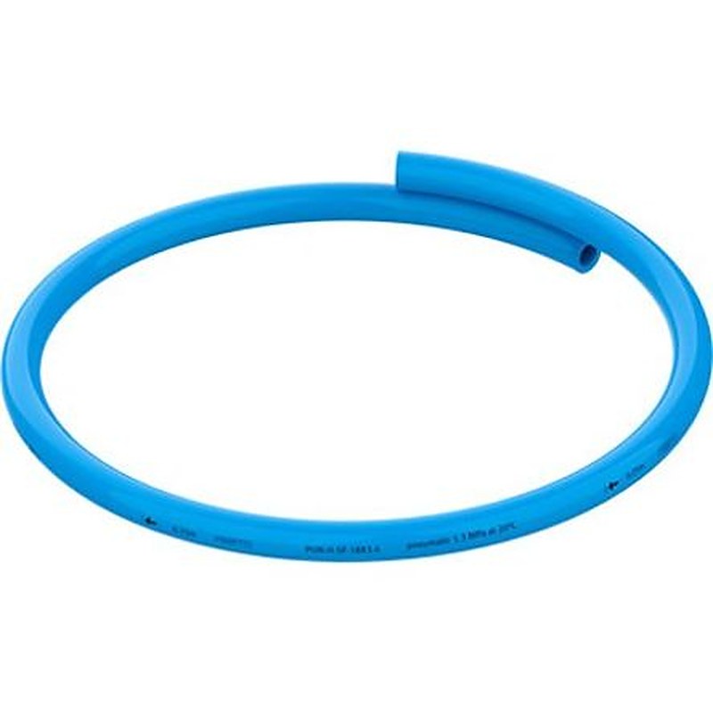 Festo Thermoplastic Elastomer, Hose Pipe, 11.2 mm ID, 18 mm OD, Blue
