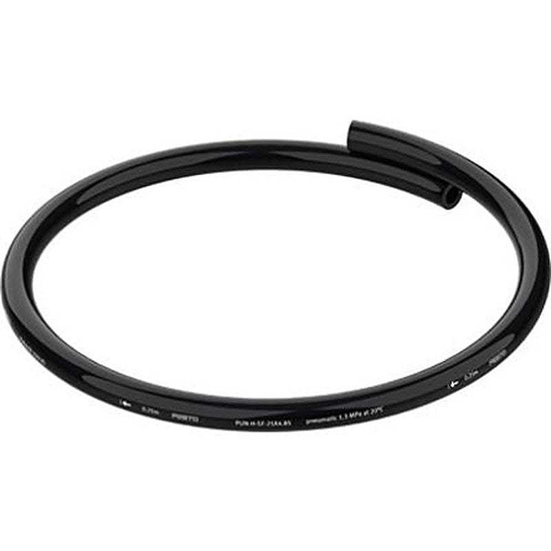 Festo Thermoplastic Elastomer, Hose Pipe, 15.3 mm ID, 25 mm OD, Black