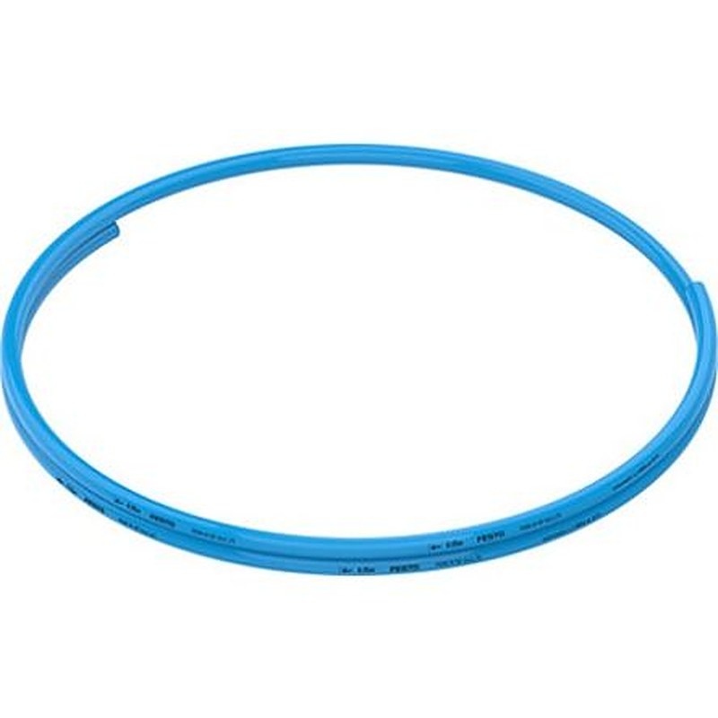 Festo Thermoplastic Elastomer, Hose Pipe, 3.5 mm ID, 6 mm OD, Blue