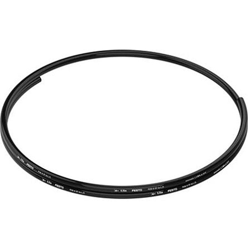 Festo Thermoplastic Elastomer, Hose Pipe, 3.5 mm ID, 6 mm OD, Black