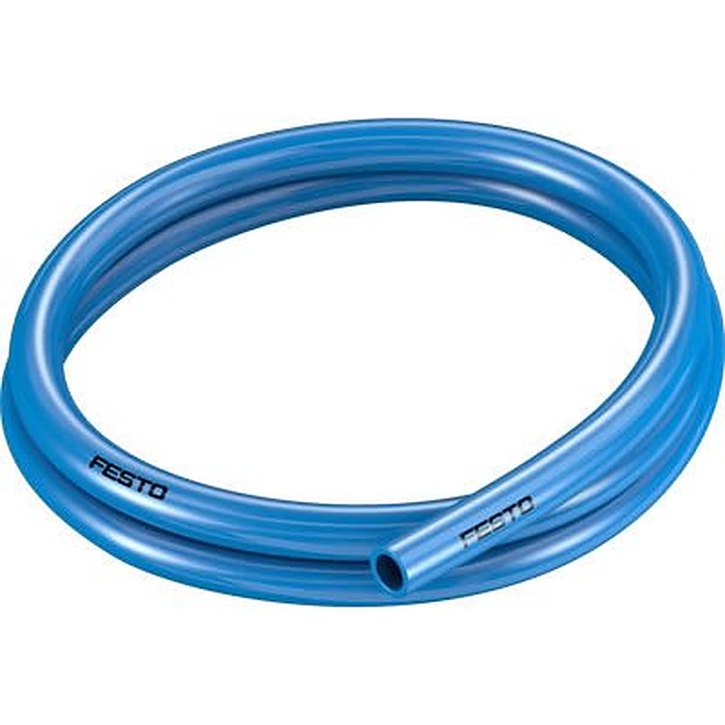 Festo Thermoplastic Elastomer, Flexible Tubing, 11.8 mm ID, 16 mm OD, Blue