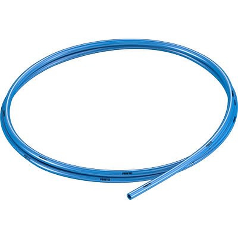Festo Thermoplastic Elastomer, Flexible Tubing, 2 mm ID, 4 mm OD, Blue