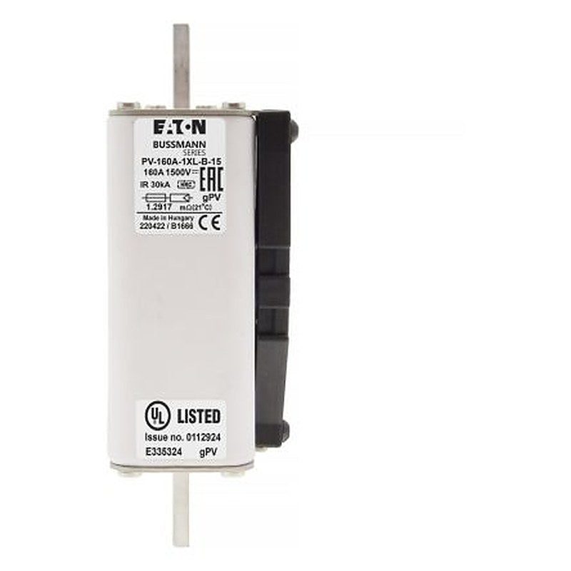 Eaton 160A Tag Fuse L 1500V, 159 mm