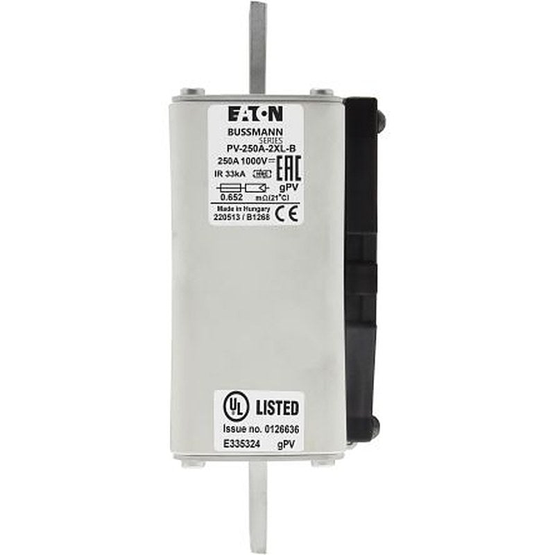 Eaton 250A Tag Fuse 2XL 1000V, 167 mm