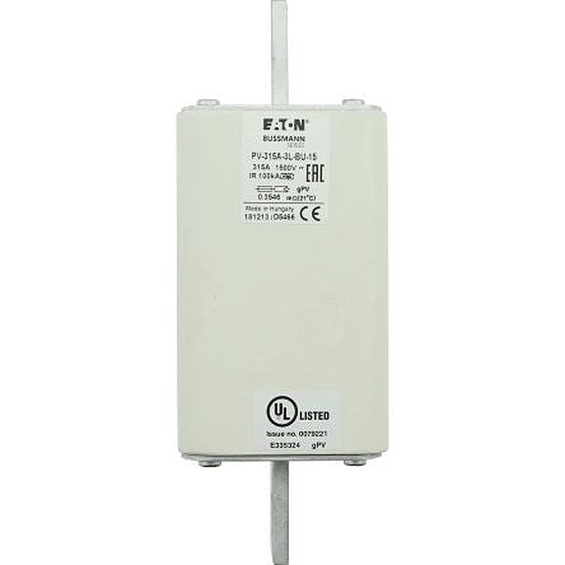 Eaton 315A Tag Fuse 3L 1500V, 170 mm