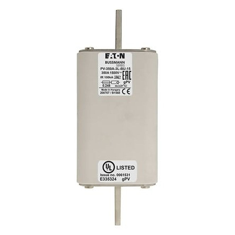 Eaton 350A Tag Fuse 201.4 x 73.5 x 73.5 mm 1500V, 170 mm
