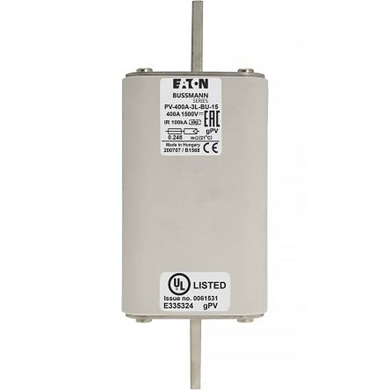Eaton 400A Tag Fuse 3L 1500V, 170 mm