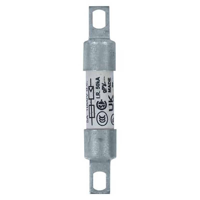Eaton 5A Bolt Fixing Photovoltaic Fuse 10 x 38 mm 1000V dc, 49.7 mm