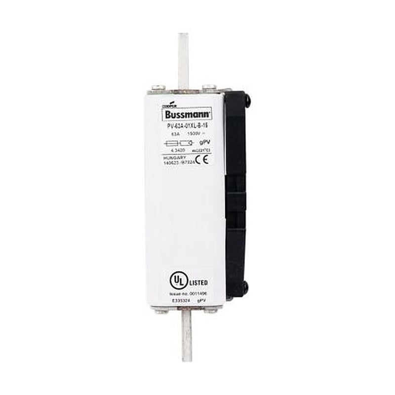 Eaton 63A Tag Fuse 01XL 1500V, 163 mm