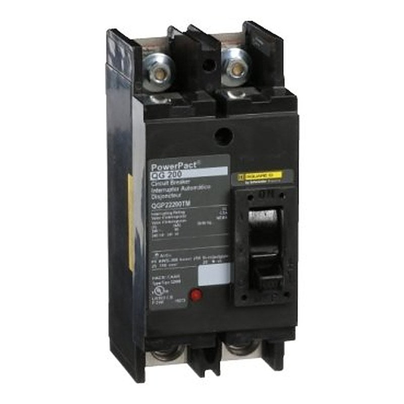 Circuit breaker, PowerPacT Q, 200A, 2 pole, 240VAC, 65kA, lugs, thermal magnetic, 80%, bottom of panel [TAA] (Circuit breaker PowerPacT Q) is a Schneider Electric product. Designed for reliable performance and long service life. Available across Iraq — contact us for pricing and delivery options.