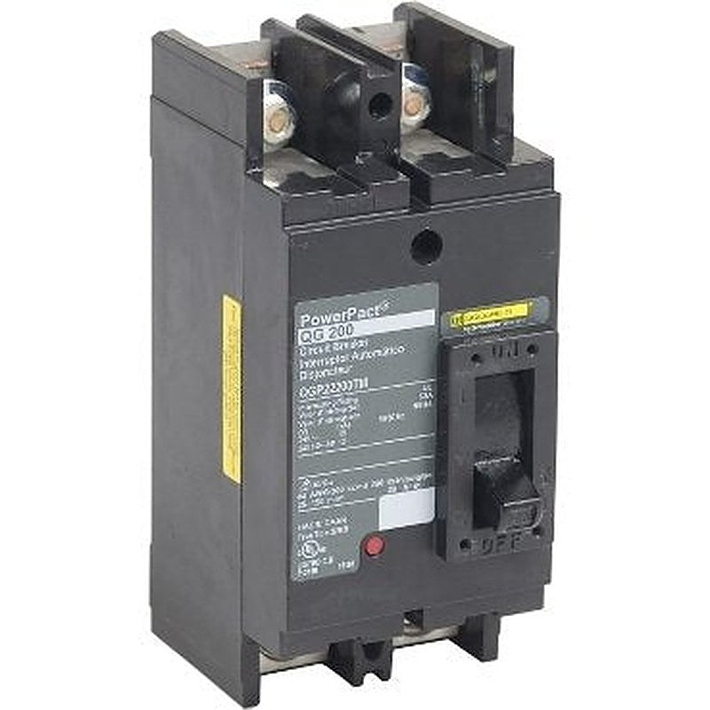 Circuit breaker, PowerPacT Q, 225A, 2 pole, 240VAC, 65kA, lugs, thermal magnetic, 80%, bottom of panel (Circuit breaker PowerPacT Q) is a Schneider Electric product. Designed for reliable performance and long service life. Available across Iraq — contact us for pricing and delivery options.