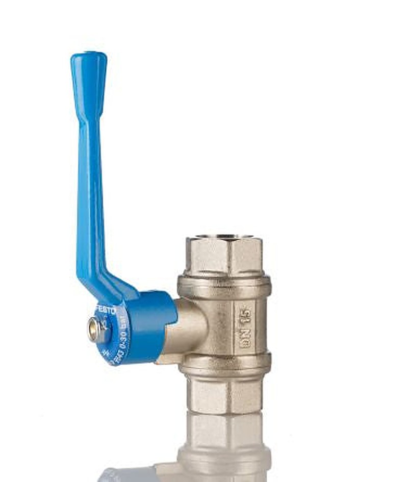 Festo Brass 2/2-Way Valve/3/2-Way Valve 1 bar, Ball Valve