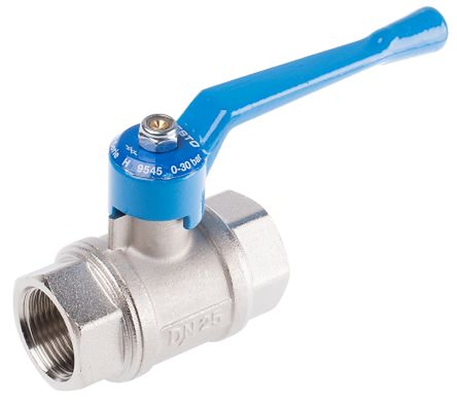 Festo Brass 2/2-Way Valve, 3/2-Way Valve, Bistable 1 bar, Ball Valve