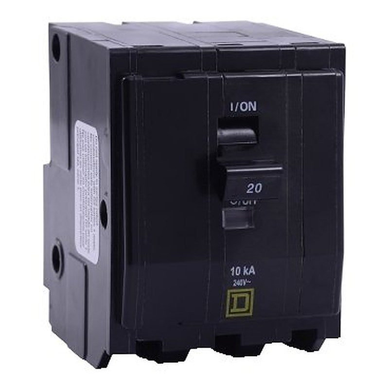 Mini circuit breaker, QO, 25A, 3 pole, 120/240VAC, 65kA, plug in (Mini circuit breaker QO) is a Schneider Electric product. Designed for reliable performance and long service life. Available across Iraq — contact us for pricing and delivery options.