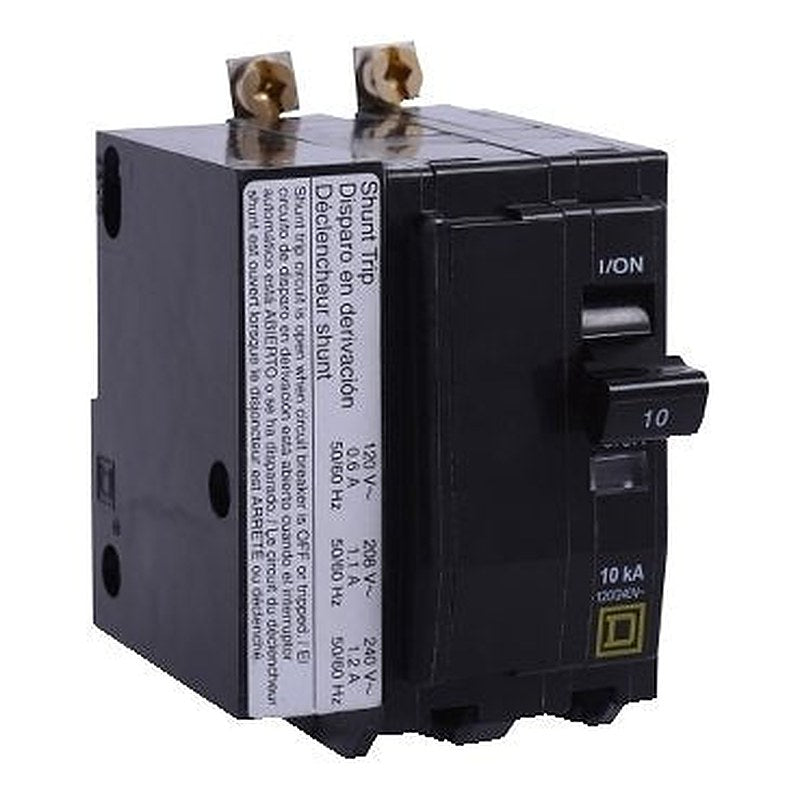 Mini circuit breaker, QO, 15A, 2 pole, 120/240VAC, 65kA, bolt on, AC shunt (Mini circuit breaker QO) is a Schneider Electric product. Designed for reliable performance and long service life. Available across Iraq — contact us for pricing and delivery options.